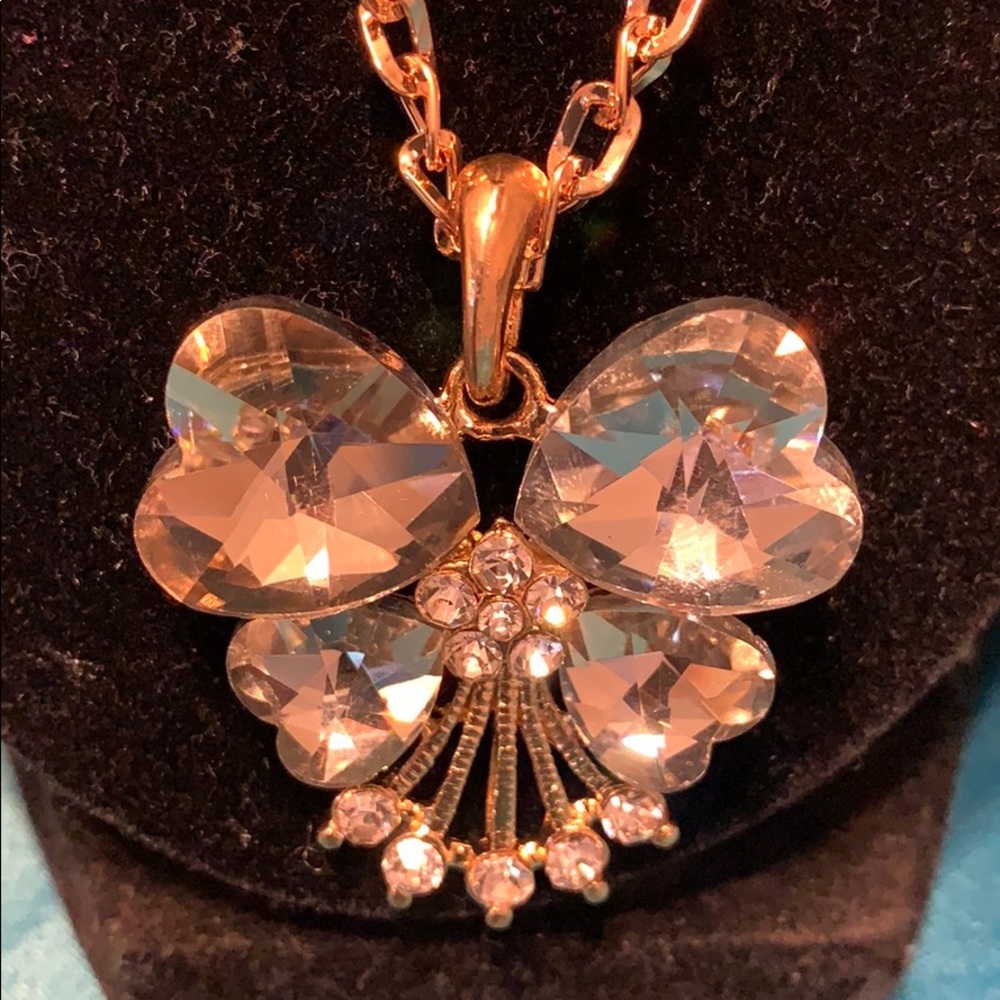 🔥4 hearts and a rose necklace - Picture 4 of 8